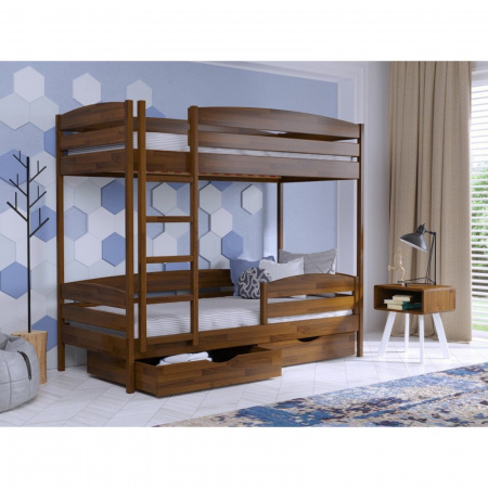 Кровать деревянная двухярусная "Дау"